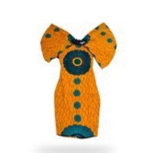 Royal Embellished Ankara Dress